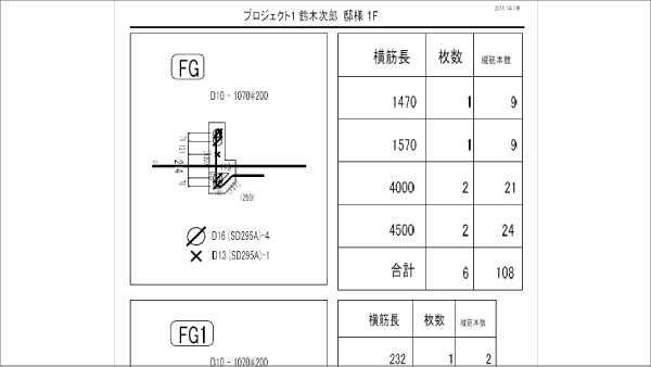 メッシュ加工指示書